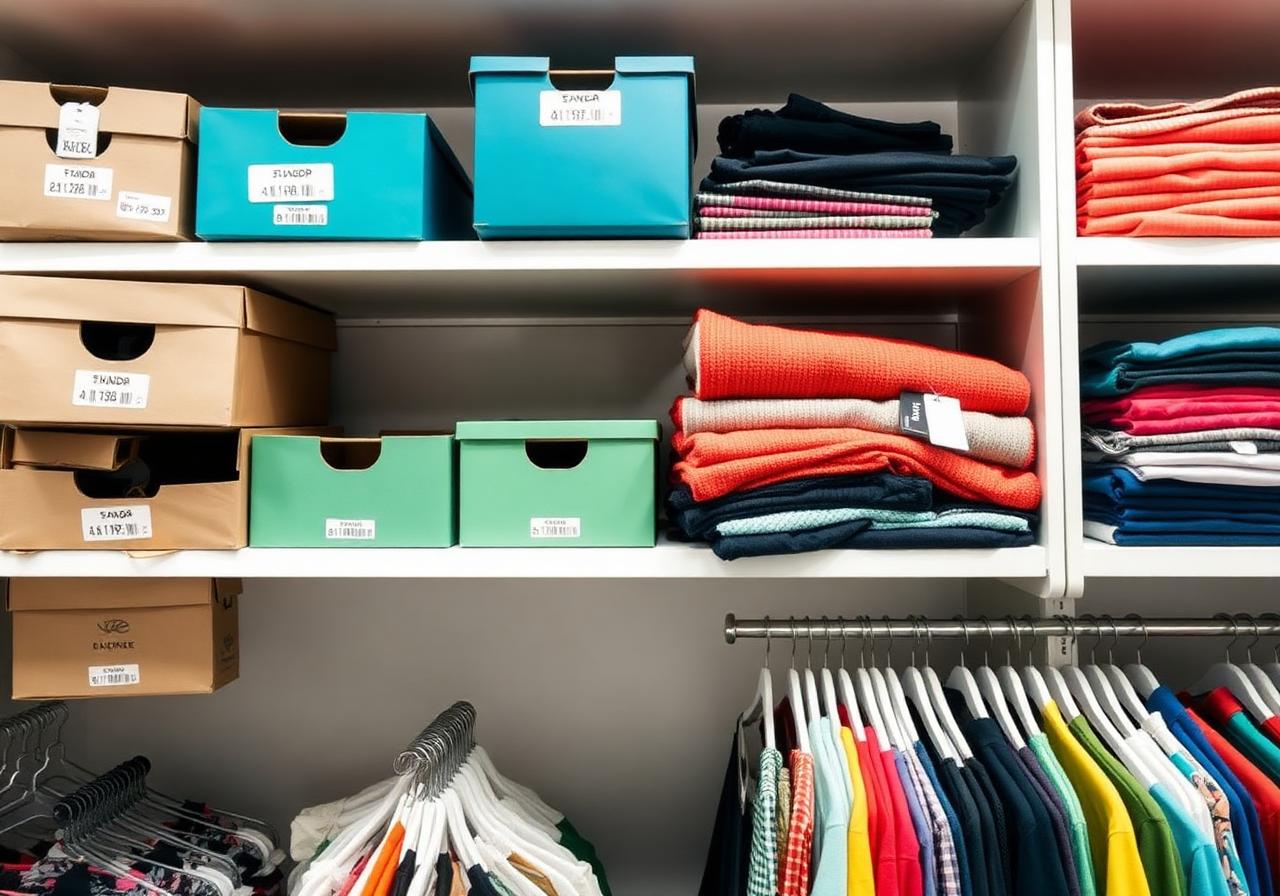 Pantalla de Organiza productos por tallas, colores y modelos en TPVBIT